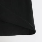 WOOL FELT KNIT OVERSIZE COAT #BLACK [no.6455]