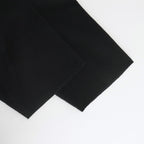 WOOL FELT KNIT OVERSIZE COAT #BLACK [no.6455]