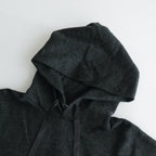 ウールミルド天竺ドルマンフーディーPO #009 TOPチャコール [US234CT024]