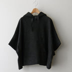ウールミルド天竺ドルマンフーディーPO #009 TOPチャコール [US234CT024]