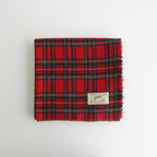 WOOL TARTAN CHECK BLANKET #ROYAL STEWART [no.6540]