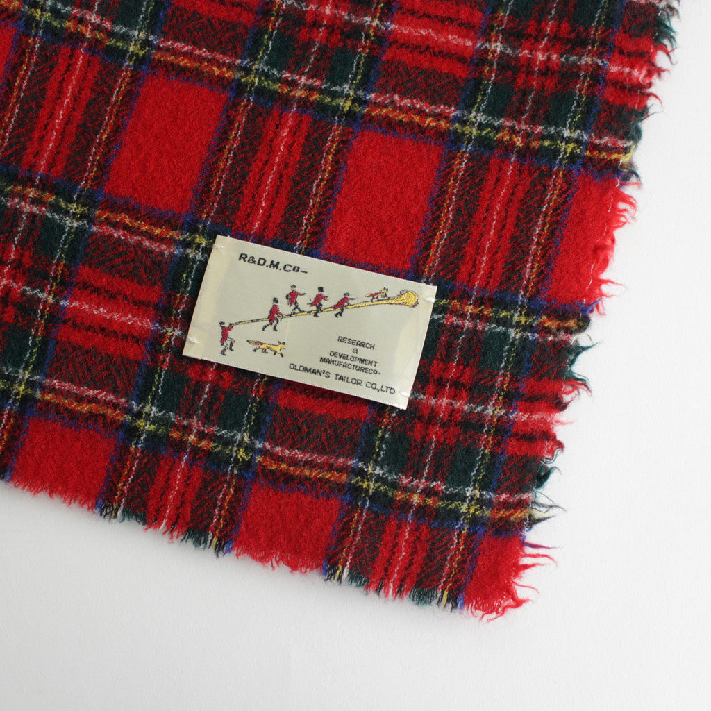 WOOL TARTAN CHECK BLANKET #ROYAL STEWART [no.6540]