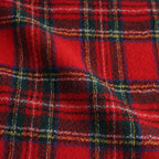 WOOL TARTAN CHECK BLANKET #ROYAL STEWART [no.6540]