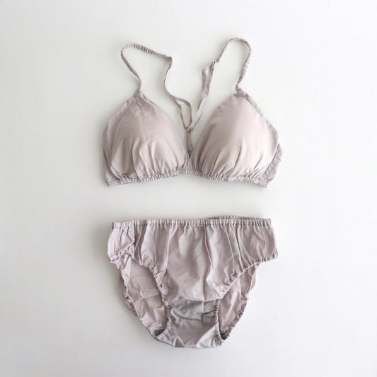 BRA &amp; PANTS #NO.12 STONE BEIGE