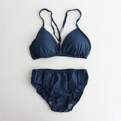 BRA & PANTS #NO.25 STEEL BLUE