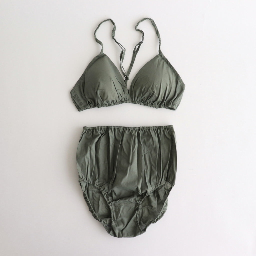 BRA & HIGH WAIST PANTS #NO.24 GREY GREEN