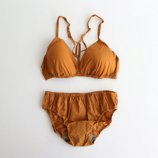 BRA &amp; PANTS #NO.23 AUTUMN LEAF