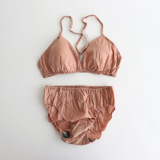 BRA &amp; PANTS #NO.09 ALMOND