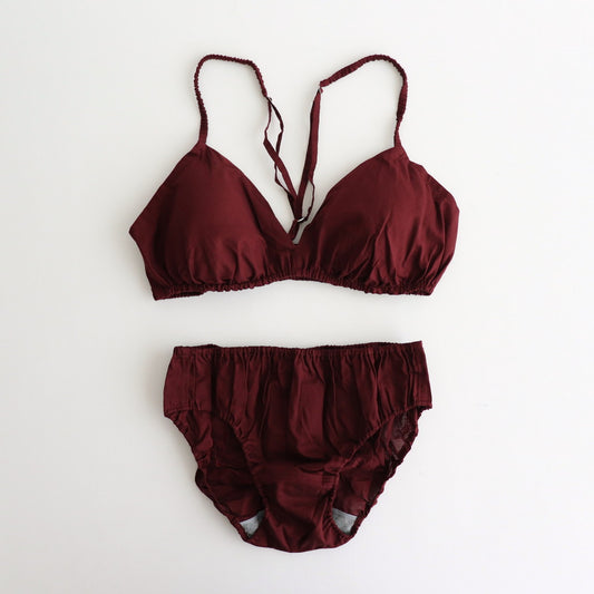 BRA & PANTS #NO.20 BORDEAUX