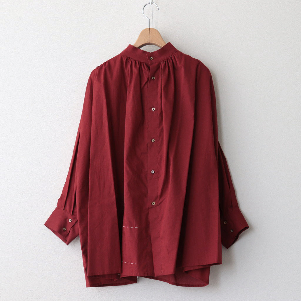 静寂の欠片 back open blouse #Agate red [TLF-124-sh001-la] – DOKODO