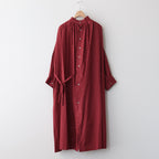 静寂の欠片 back open dress #Agate red [TLF-124-op002-la]