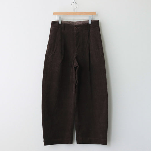 HW wide trousers #Brown [232510]