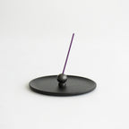 Incense holder ball black #brass [30012]