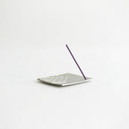 Incense burner, hemp leaf #tin [30005]