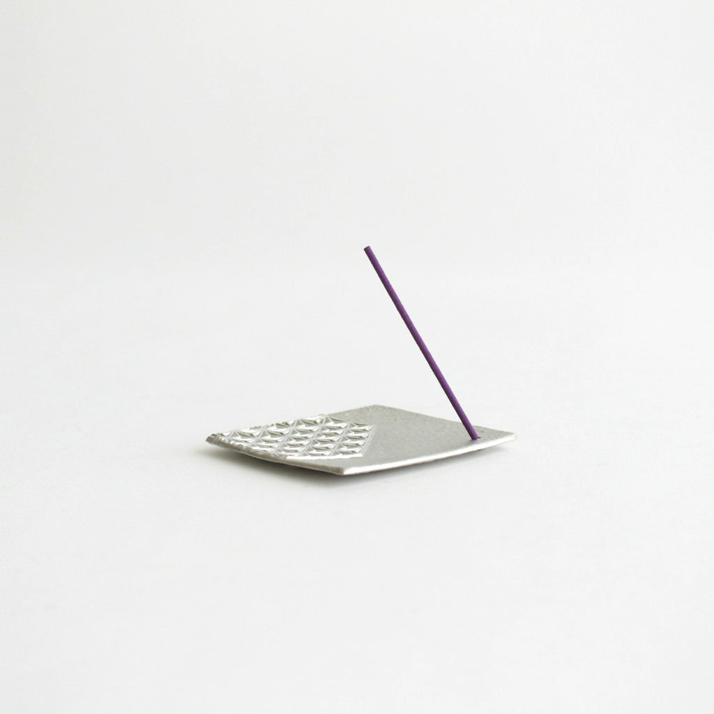 Incense burner, hemp leaf #tin [30005]