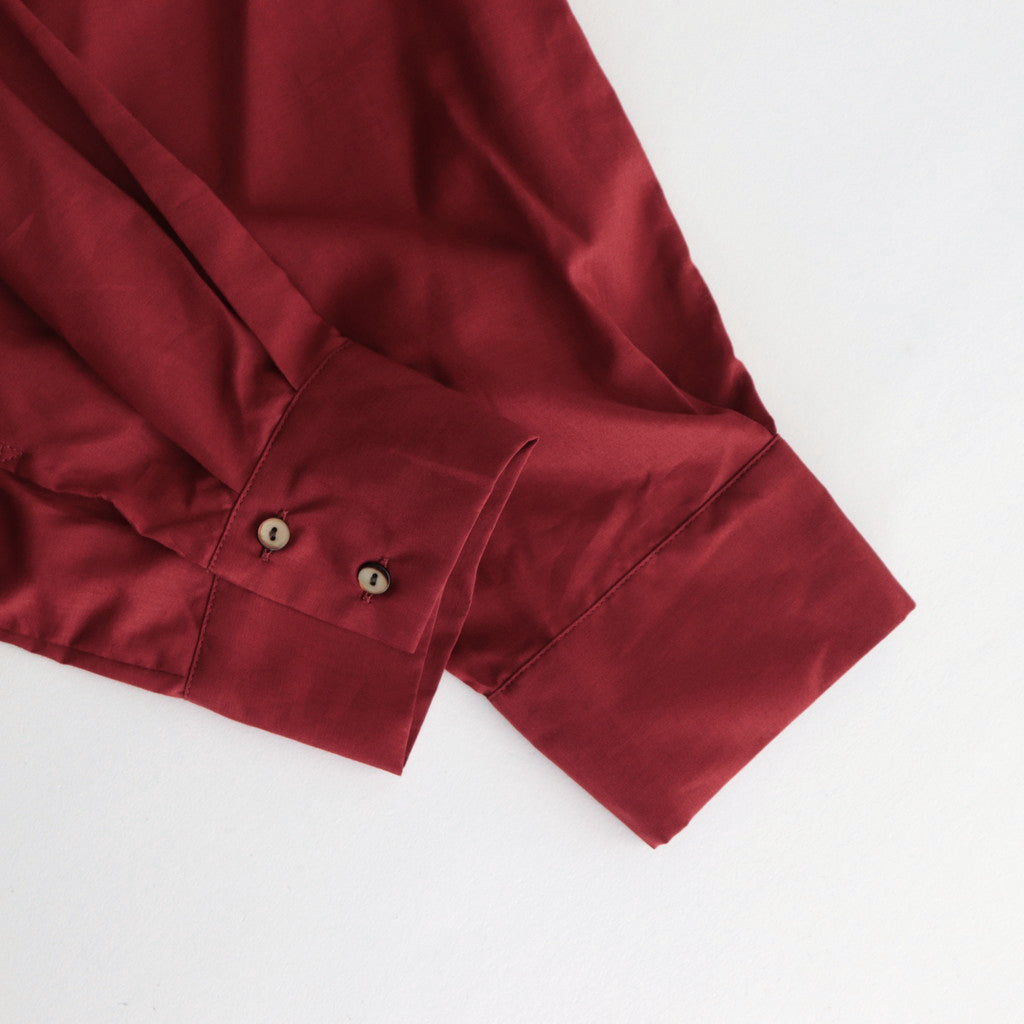 静寂の欠片 back open blouse #Agate red [TLF-124-sh001-la]