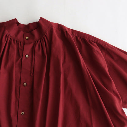 静寂の欠片 back open blouse #Agate red [TLF-124-sh001-la]
