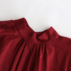 静寂の欠片 back open dress #Agate red [TLF-124-op002-la]