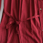 静寂の欠片 back open dress #Agate red [TLF-124-op002-la]