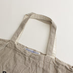 R&amp;D.M.Co- EMBROIDERY TOTE BAG #BEIGE × BLACK [no.6558]