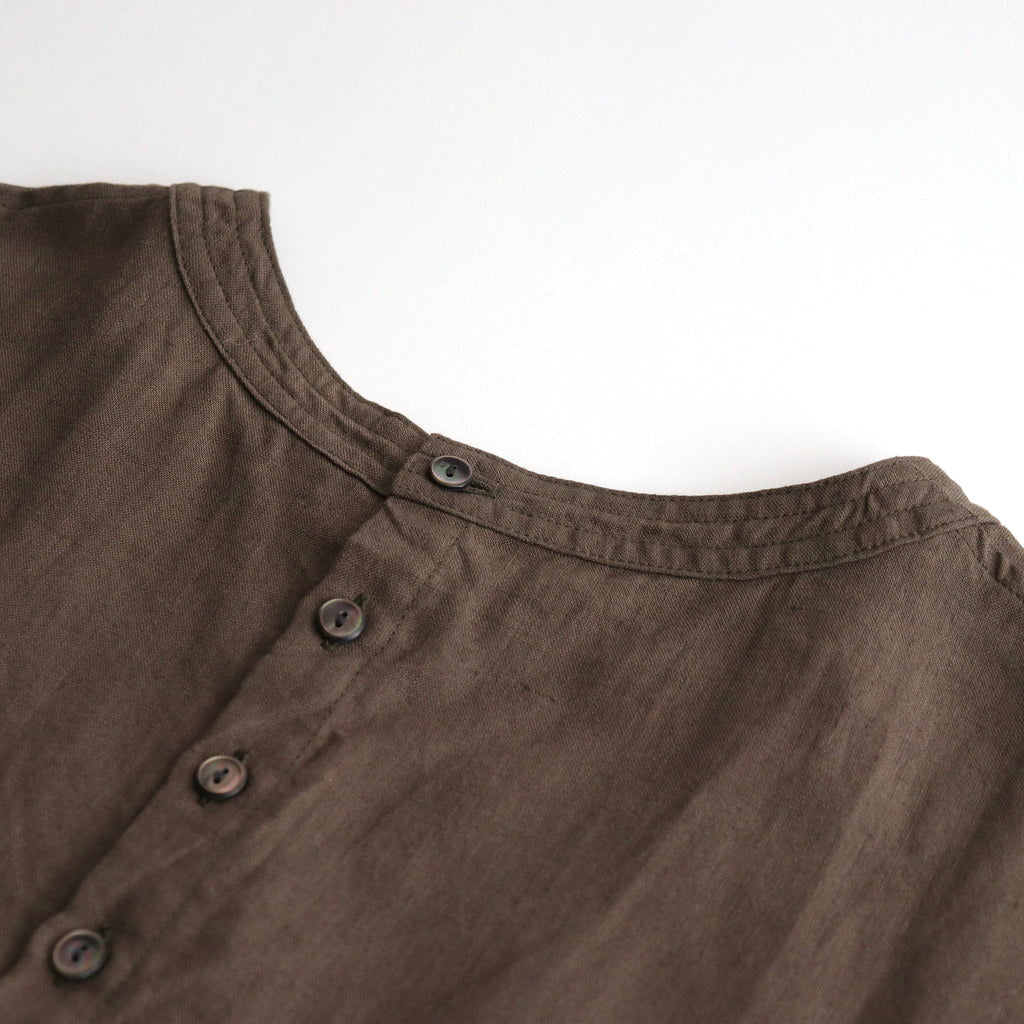 Triple Washer Linen Back Button SH #021 Mocha [TS220SH081]