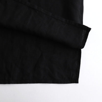 Triple Washer Linen Back Button SH #001 Black [TS220SH081]