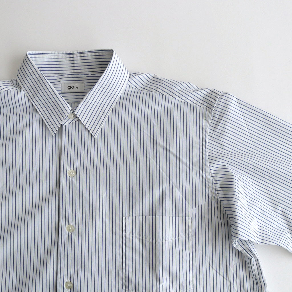 Regular Collar Shirt #Pencil Stripe [SHLM-108]