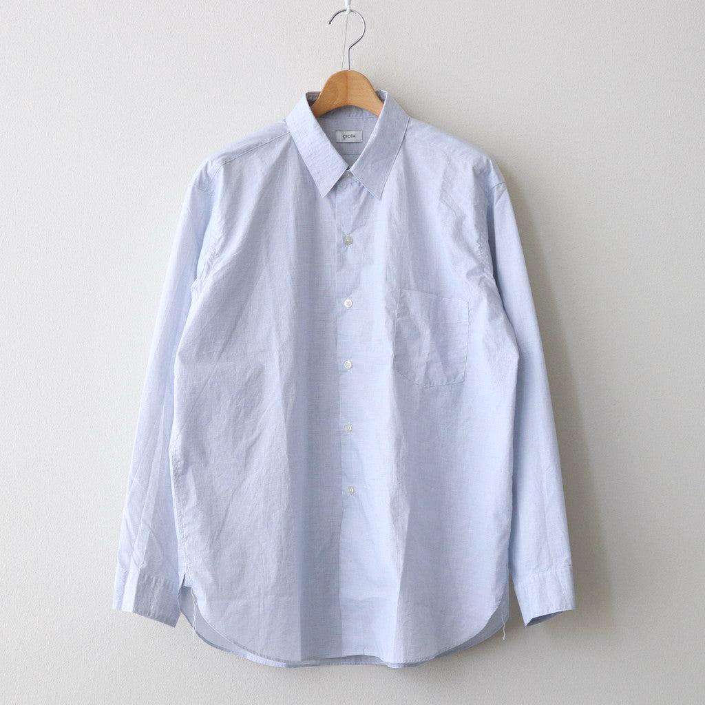 Regular Collar Shirt #Pencil Stripe [SHLM-108]