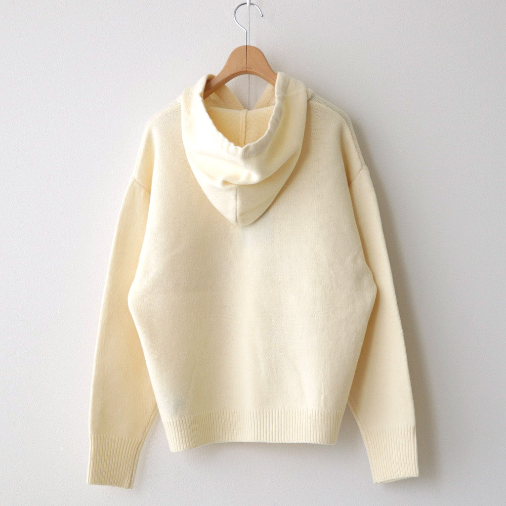 French Merino Hoodie #011 Off [TS233KN070]