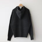 French Merino Hoodie #007 Charcoal [TS233KN070]