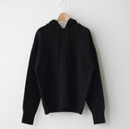 French Merino Hoodie #001 Black [TS233KN070]