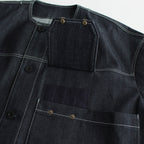 HW no collar coat #Indigo [232109]