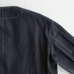 HW no collar coat #Indigo [232109]