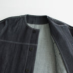 HW no collar coat #Indigo [232109]