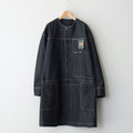 HW no collar coat #Indigo [232109]