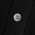 コットンニットポロPO #001 クロ [US234KN003]