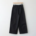 Cotton Weapon Tuck Wide PT #001 Black [TS233PT093]