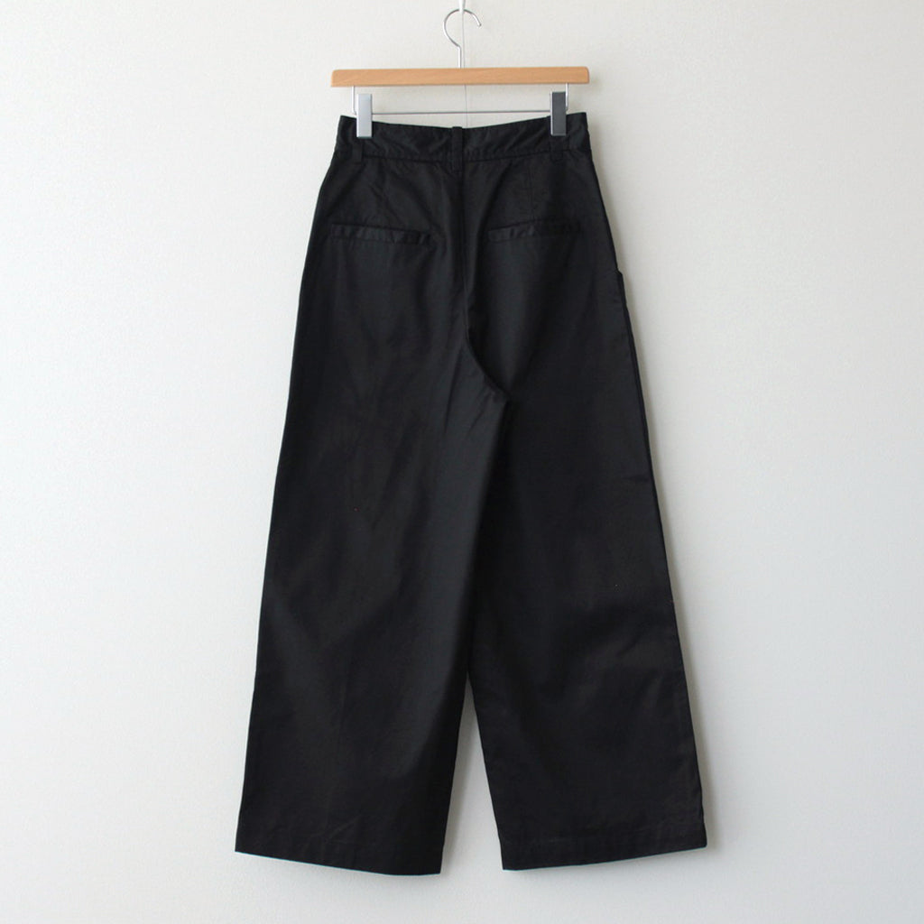 Cotton Weapon Tuck Wide PT #001 Black [TS233PT093]