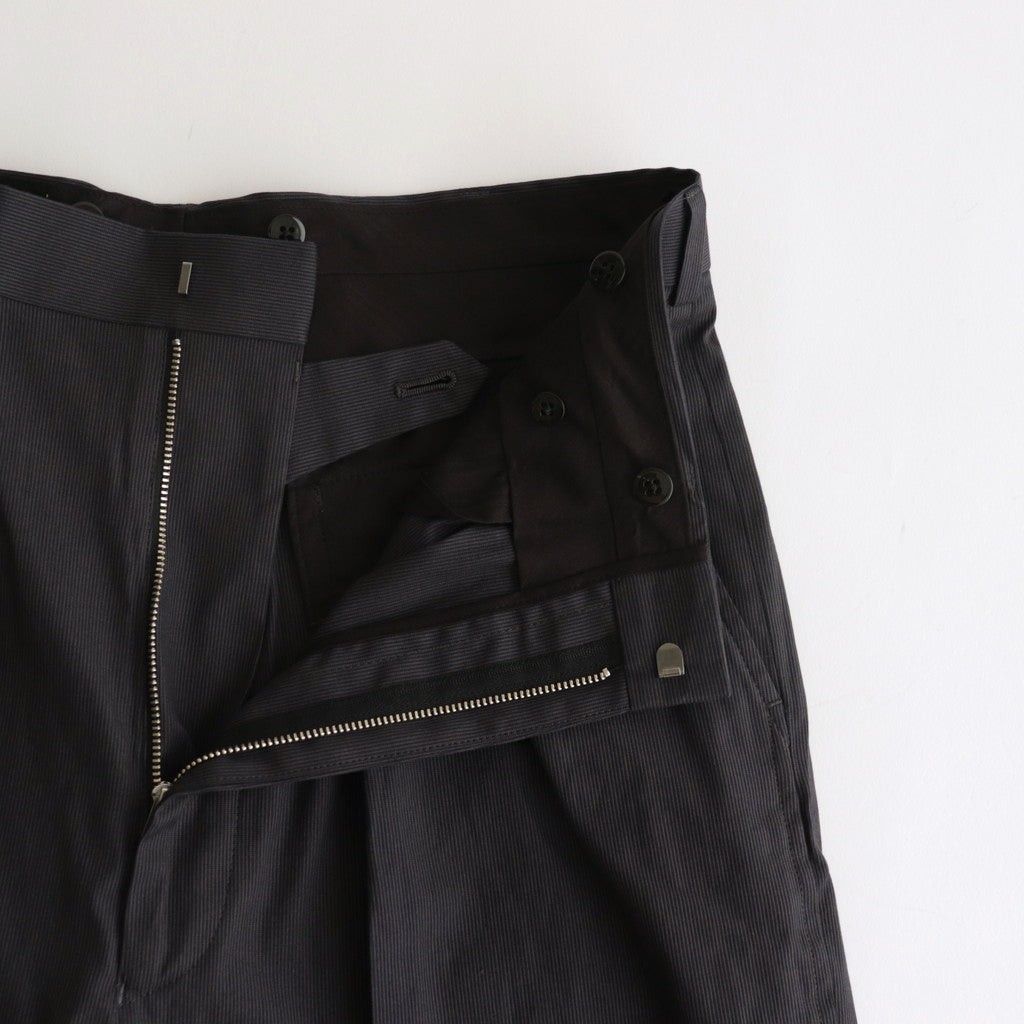 CIOTA × J.PRESS 2 Pleats Oxford bags Trousers #Gray [PTLM-132]