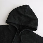 French Merino Hoodie #007 Charcoal [TS233KN070]