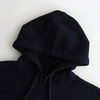 French Merino Hoodie #040 Navy [TS233KN070]