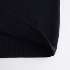 French Merino Hoodie #040 Navy [TS233KN070]
