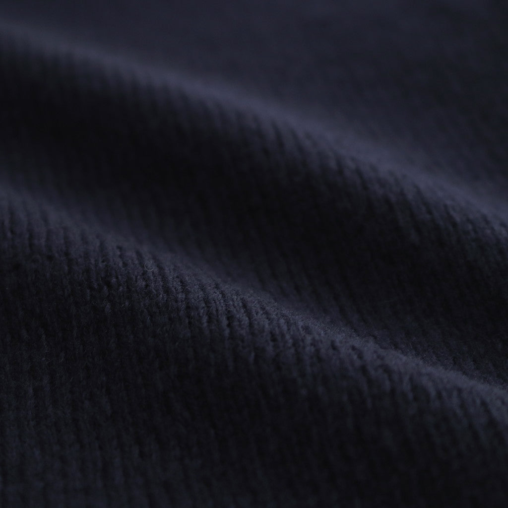 French Merino Hoodie #040 Navy [TS233KN070]