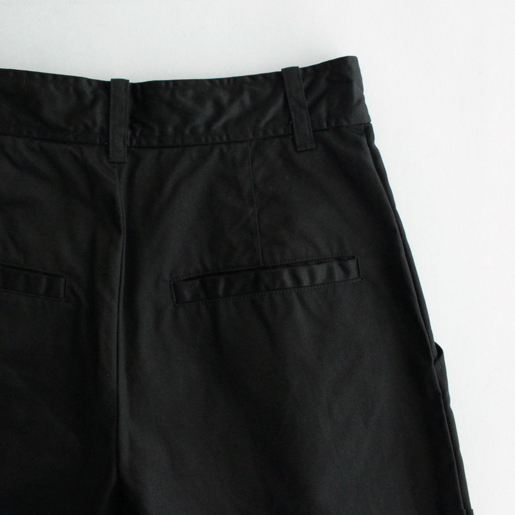 Cotton Weapon Tuck Wide PT #001 Black [TS233PT093]