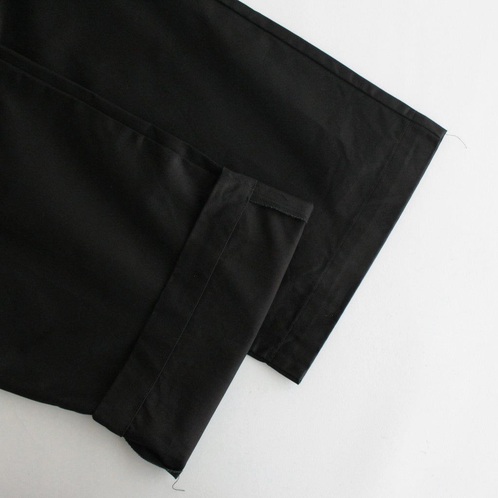 Cotton Weapon Tuck Wide PT #001 Black [TS233PT093]