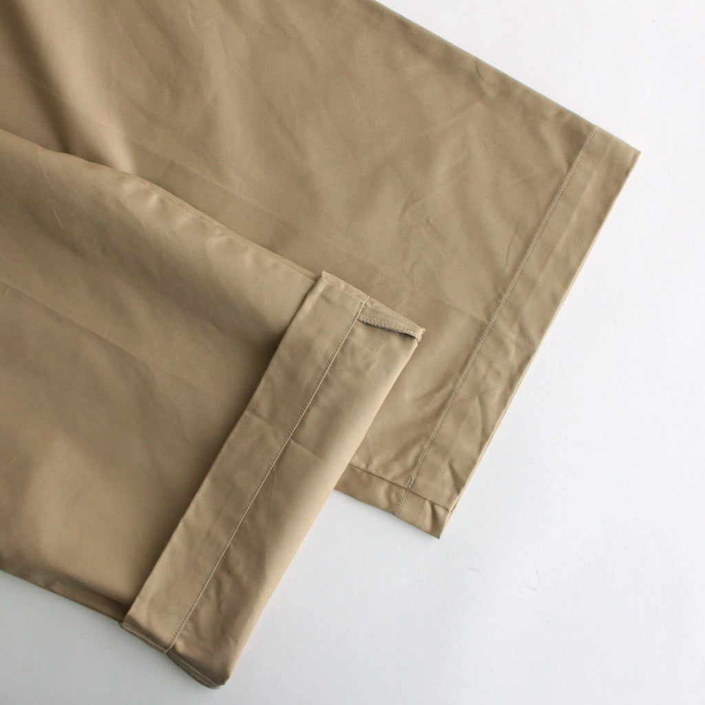 Cotton Weapon Tuck Wide PT #020 Beige [TS233PT093]