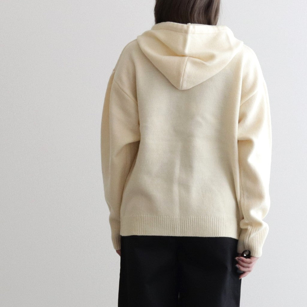 French Merino Hoodie #011 Off [TS233KN070]