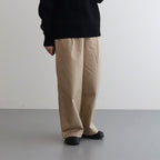 Cotton Weapon Tuck Wide PT #020 Beige [TS233PT093]