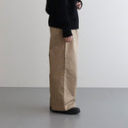 Cotton Weapon Tuck Wide PT #020 Beige [TS233PT093]