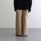 Cotton Weapon Tuck Wide PT #020 Beige [TS233PT093]